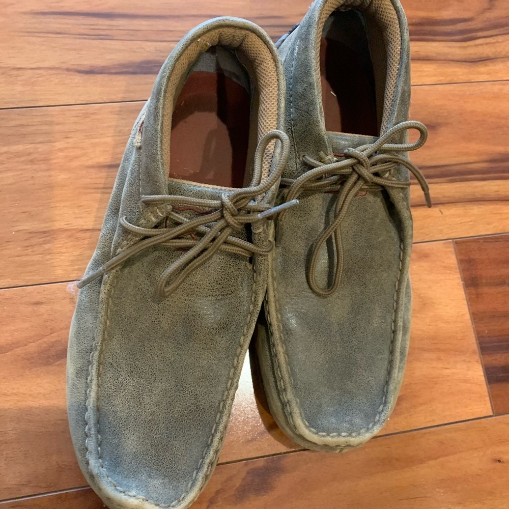 Men’s Twisted X leather driving moccasins!